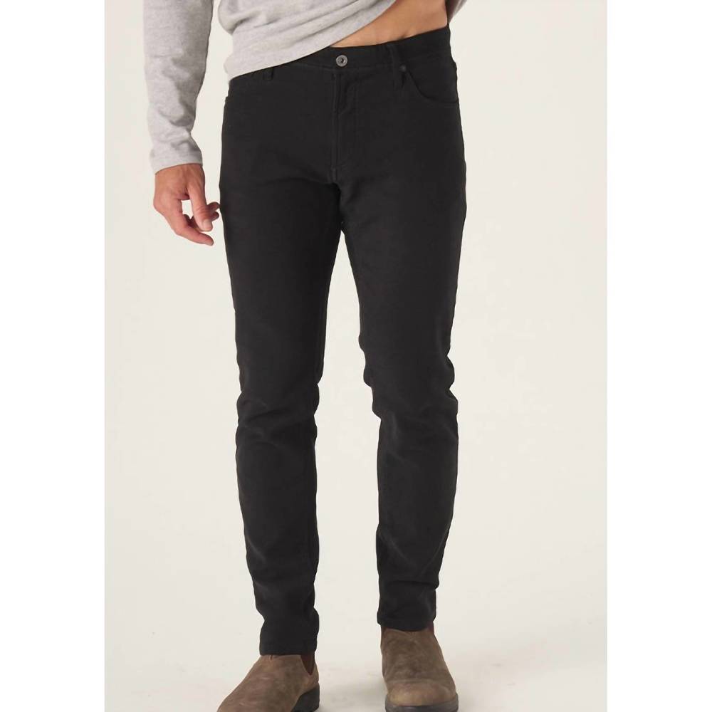 NEW THE NORMAL BRAND comfort slim-fit terry pants in black